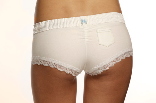 White Boyshort