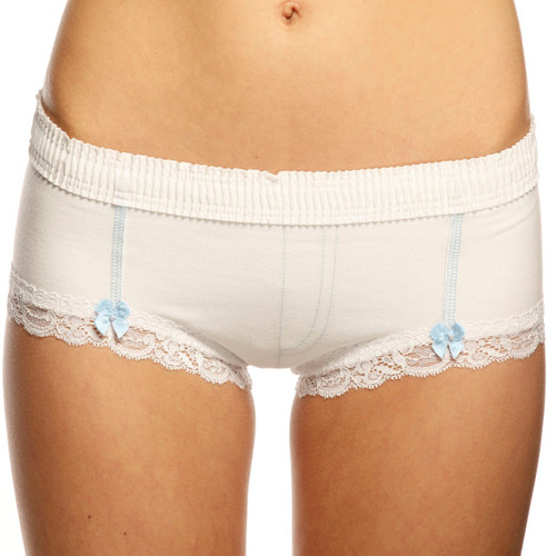 White Boyshort