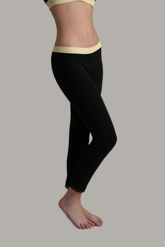 Leggings - Yellow over Black