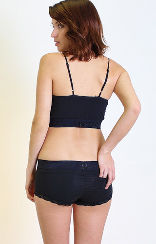 Sporty Black Bra Top