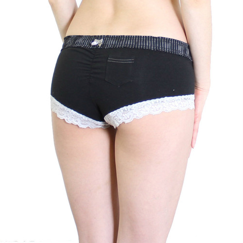 NY Business Black Boyshorts