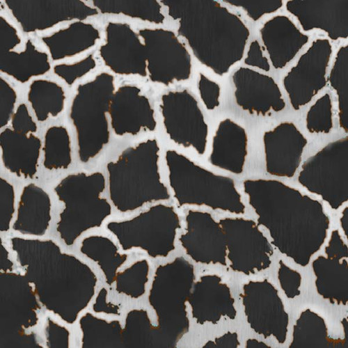 Black Giraffe Print Waistband Fabric Swatch