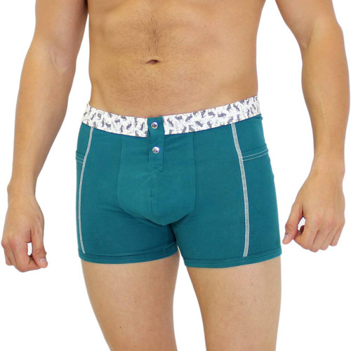 Aurora Blue Men's Boxer Brief