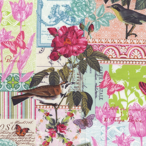 French Memoir Print Straps Swatch