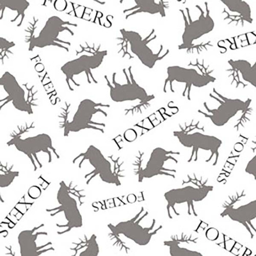 FOXERS logos and Elk Print Waistband Swatch