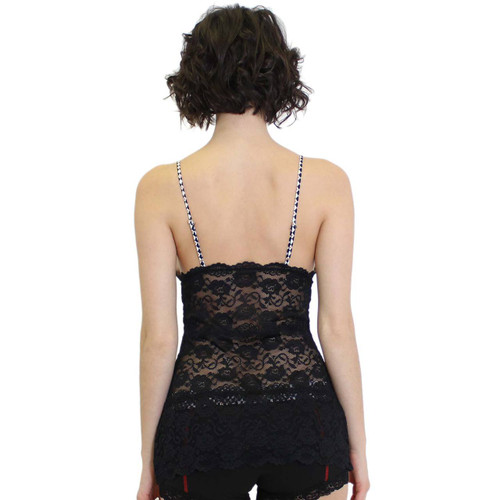 Sexy Waist Length Sheer Chemise Camisole