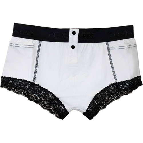 White Tuxedo Women's Boxer Briefs | FOXERS