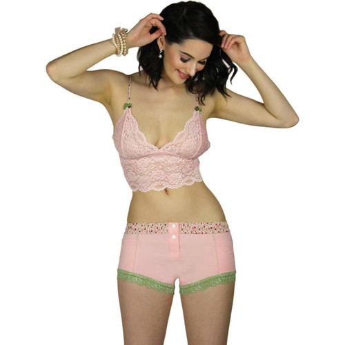 Lace Bralette and Womens Boxer Briefs