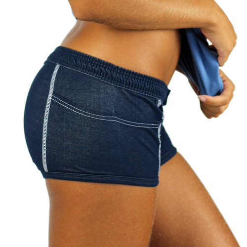 Stretch Denim "Tomboy" Girls Boxer Brief