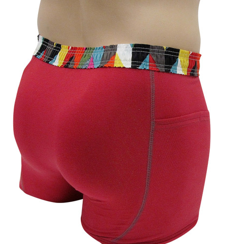 Men's Papaya Boxer Brief Kaleidoscope FOXERS Band