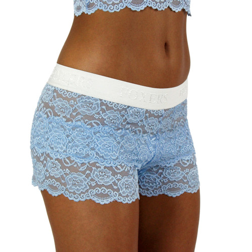 Sexy and Comfortable Light Blue Lace Panties