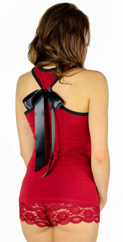 Black Cherry Racerback Tank Top | Foxers