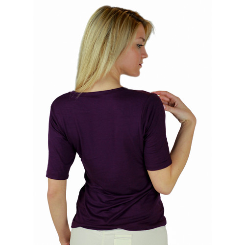 Plum Perfect Deep V T-shirt