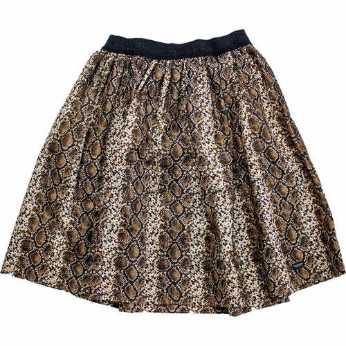 Sexy Snake Skin Print Skirt with Hidden Pockets on both sides!