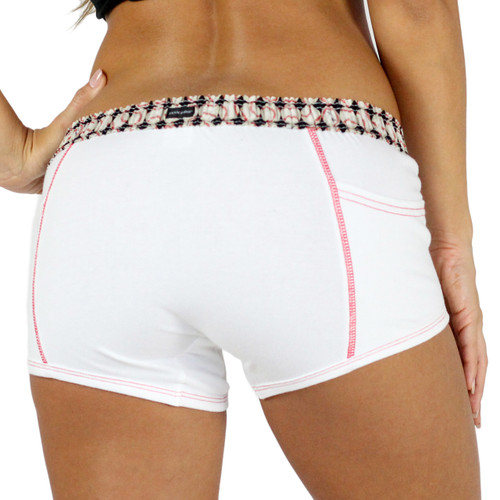 FOXERS Tomboy Boxer Briefs with Baseball Print Waistband and pockets