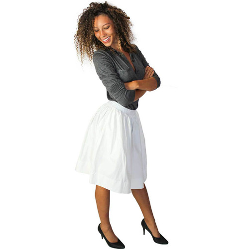 Ivory Skirt With Pockets