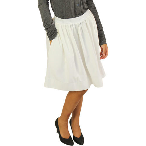 Ivory Pocket Skirt by Foxers