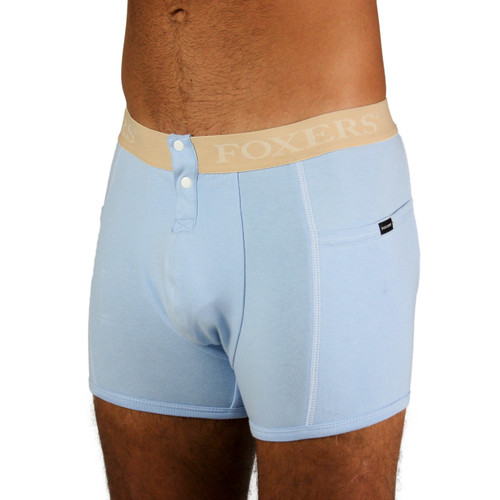 Men's Lt Blue Boxer Brief | Nude FOXERS Band
