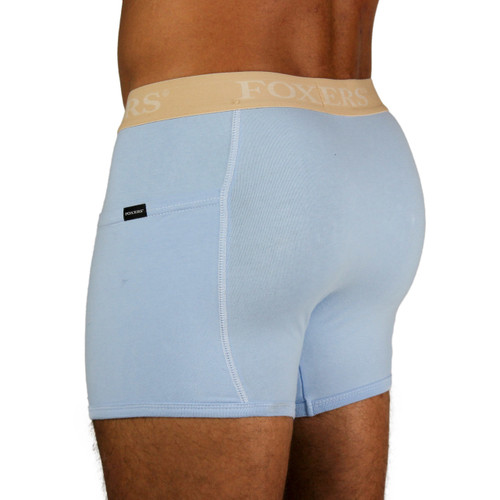 Men's Lt Blue Boxer Brief | Nude FOXERS Band