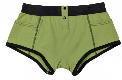Sage Green Tomboy Boxer Brief | Foxers