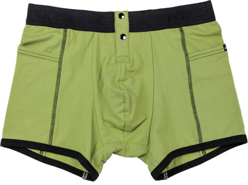 Men's Sage Green Boxer Briefs by FOXERS