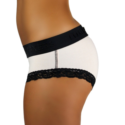 Blush Pink Boy Brief with Black Logo Waistband