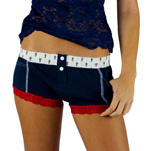 Navy Blue Boxer Brief with Munroe FOXERS Band