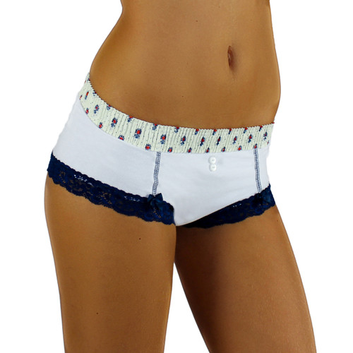 White Boy Shorts with Munroe Heritage Band