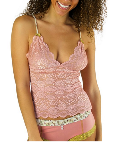 French Rose 2 Row Camisole with Royal Day Straps