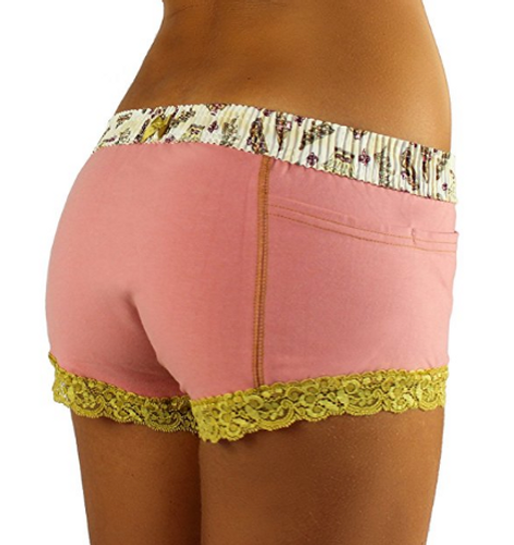 French Rose Boxer Briefs with Royal Day Waistband