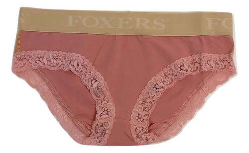 French Rose Boy Brief FOXERS Sand Logo
