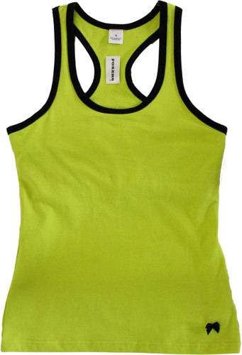 Lime Green Racerback With Black Trim