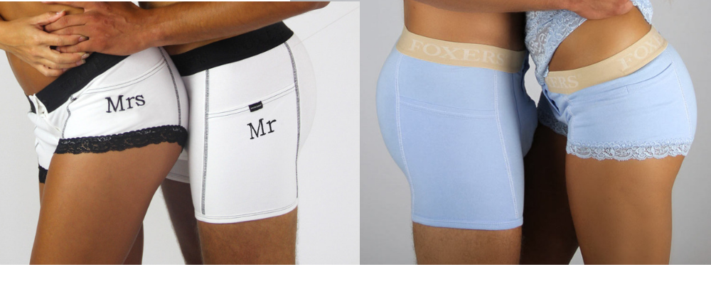 Matching His and Hers Boxer Briefs