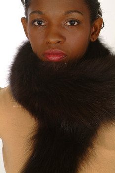 Brown Fox Fur Scarf Brown Fox Fur Scarf