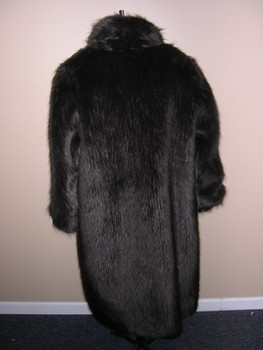 Dark Brown Faux Fox Long Coat Dark Brown Faux Fox Long Coat