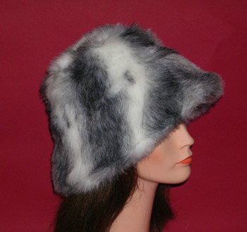 Chinchilla Fur Faux hat Chinchilla Fur Faux hat