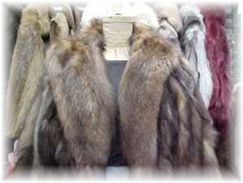 Crystal Fox Fur Jacket with Full Skin Fur Collar Crystal Fox Fur Jacket with Full Skin Fur Collar