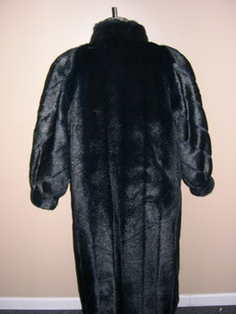 Faux Blue Iris Mink Long Coat Faux Blue Iris Mink Long Coat
