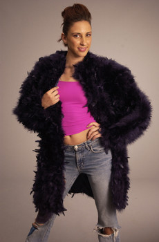 Elegant Ostridge Feather Jacket Elegant Ostridge Feather Jacket