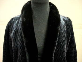 Faux Blue Beaver Jacket Faux Blue Beaver Jacket