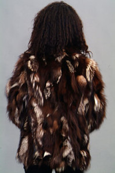 Vintage Fur Multicolor Fox Jacket Vintage Fur Multicolor Fox Jacket