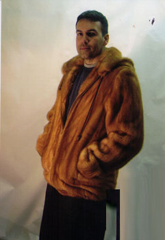 Mens Mink Full Pelt Bomber Fur Jacket 6 Mens Mink Full Pelt Bomber Fur Jacket 6