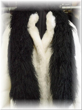Black Curly Lamb Boa Black Curly Lamb Boa