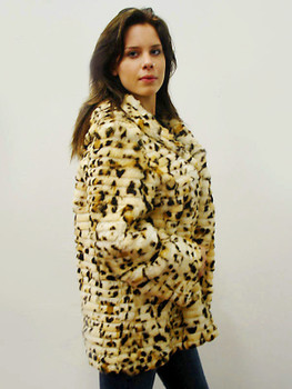 Silver Sheared Fox Fur Jacket One Of The Kind Silver Sheared Fox Fur Jacket One Of The Kind