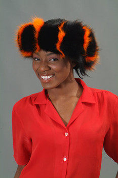 Multi Color Fox Fur Headband 2 Multi Color Fox Fur Headband 2