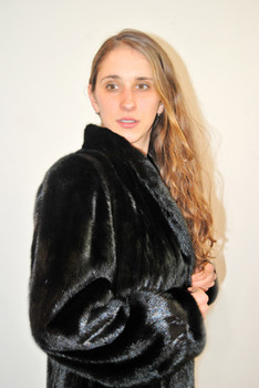 Black Mink Fur Coat 1 Black Mink Fur Coat 1