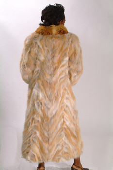 Full Pelt Fox Fur Collar - Sectional Coat Full Pelt Fox Fur Collar - Sectional Coat