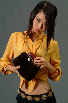 Mahogany Mink Fur Clutch Bag Mahogany Mink Fur Clutch Bag