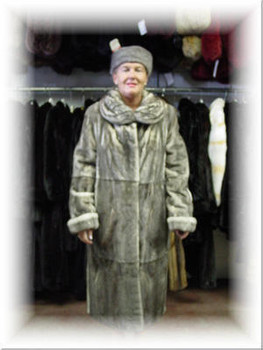 Design Full Skin Azurine Mink Fur Coat Design Full Skin Azurine Mink Fur Coat