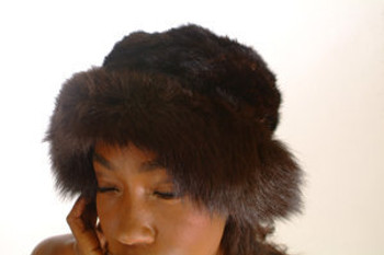 Brown Faux Fox Fur Women's Brown Faux Fox Fur Women's